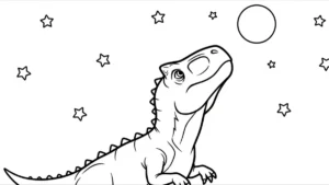 coloriage Carnotaurus d