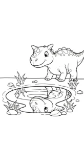 coloriage Carnotaurus gratuit en ligne