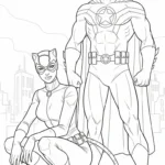 coloriage Catwoman en ligne