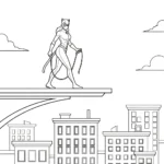 coloriage Catwoman et decoupage a imprimer gratuit