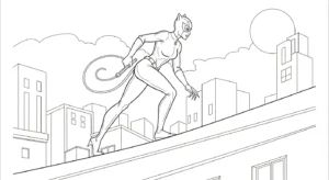 coloriage Catwoman en ligne