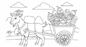 coloriage Chèvre gratuit