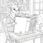 coloriage Chèvre gratuit