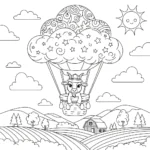 coloriage Chèvre et dessin a imprimer