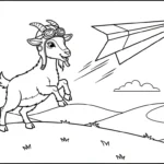 coloriage Chèvre a dessiner en ligne