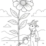 coloriage Chèvre gratuit en ligne