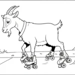 coloriage Chèvre à imprimer pour enfant de 12 ans
