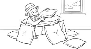 coloriage Curious George gratuit a imprimer