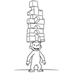 coloriage Curious George a imprimer gratuitement