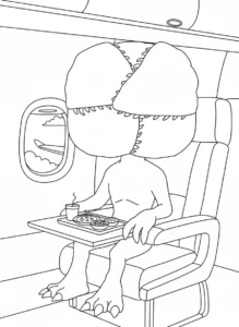 coloriage Demogorgon pour enfants à imprimer
