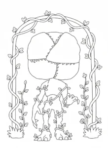coloriage Demogorgon pour enfants à imprimer