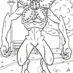 coloriage Demogorgon a dessiner et imprimer