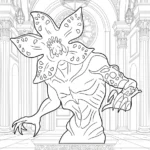 imprimer coloriage Demogorgon