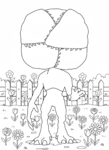 coloriage Demogorgon gratuit pour enfants