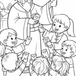coloriage Dieu de la Richesse à imprimer