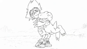 coloriage Digimon a imprimer gratuitement