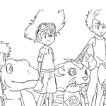 coloriage Digimon et dessins