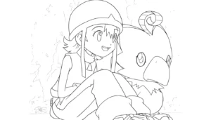 imprimer coloriage Digimon pour enfant