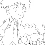 imprimer coloriage Digimon pour enfant