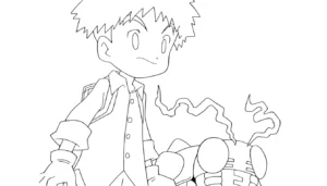imprimer coloriage Digimon pour enfant