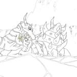 coloriage Digimon à imprimer pdf gratuit