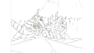 coloriage Digimon à imprimer pdf gratuit
