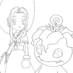 coloriage Digimon pour enfants a imprimer