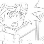 coloriage Digimon pour enfant de à imprimer