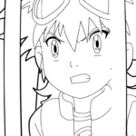 coloriage Digimon et dessin a imprimer