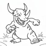 coloriage Digimon pour enfants