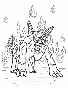 coloriage Digimon a imprimer