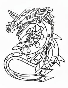 coloriage Digimon de pour enfants