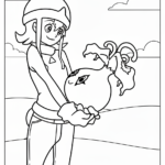 coloriage Digimon pour enfants à imprimer