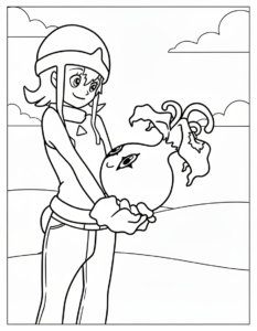 coloriage Digimon pour enfants à imprimer