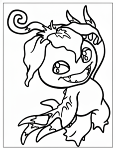 coloriage Digimon pour enfant de 10 ans