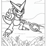 coloriage Digimon pour enfant de 10 ans