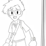 coloriage Digimon pour enfant de 6 ans