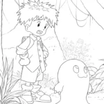 coloriage Digimon à imprimer gratuitement