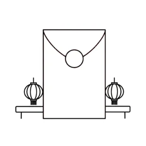coloriage Enveloppe Rouge en ligne