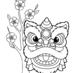 imprimer coloriage Fleur de Pêche gratuit