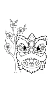 imprimer coloriage Fleur de Pêche gratuit
