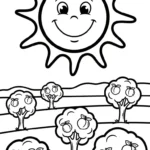 coloriage Fleur de Pêche à imprimer