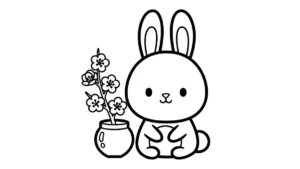 coloriage Fleur de Pêche à imprimer pour enfant de 12 ans