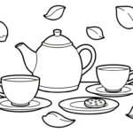 coloriage Fleur de Pêche à imprimer gratuitement