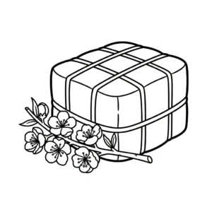 a imprimer coloriage Fleur de Pêche gratuit