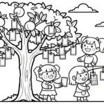 coloriage Fleur de Pêche à imprimer gratuitement pdf