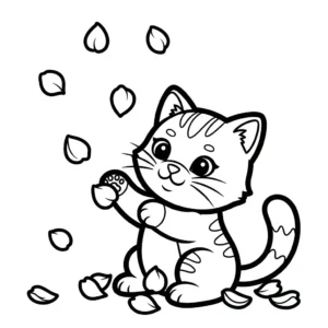 coloriage Fleur de Pêche a dessiner en ligne