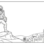coloriage Ghost Rider pour enfant a imprimer gratuit