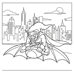 coloriage Green Goblin à imprimer gratuitement pdf