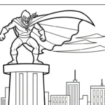 coloriage Green Goblin pour enfant de 7 ans